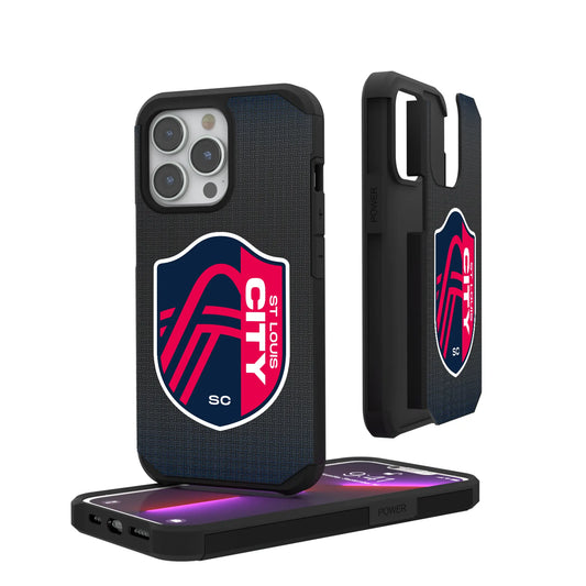 St. Louis CITY SC Linen Rugged Phone Case for Apple iPhone