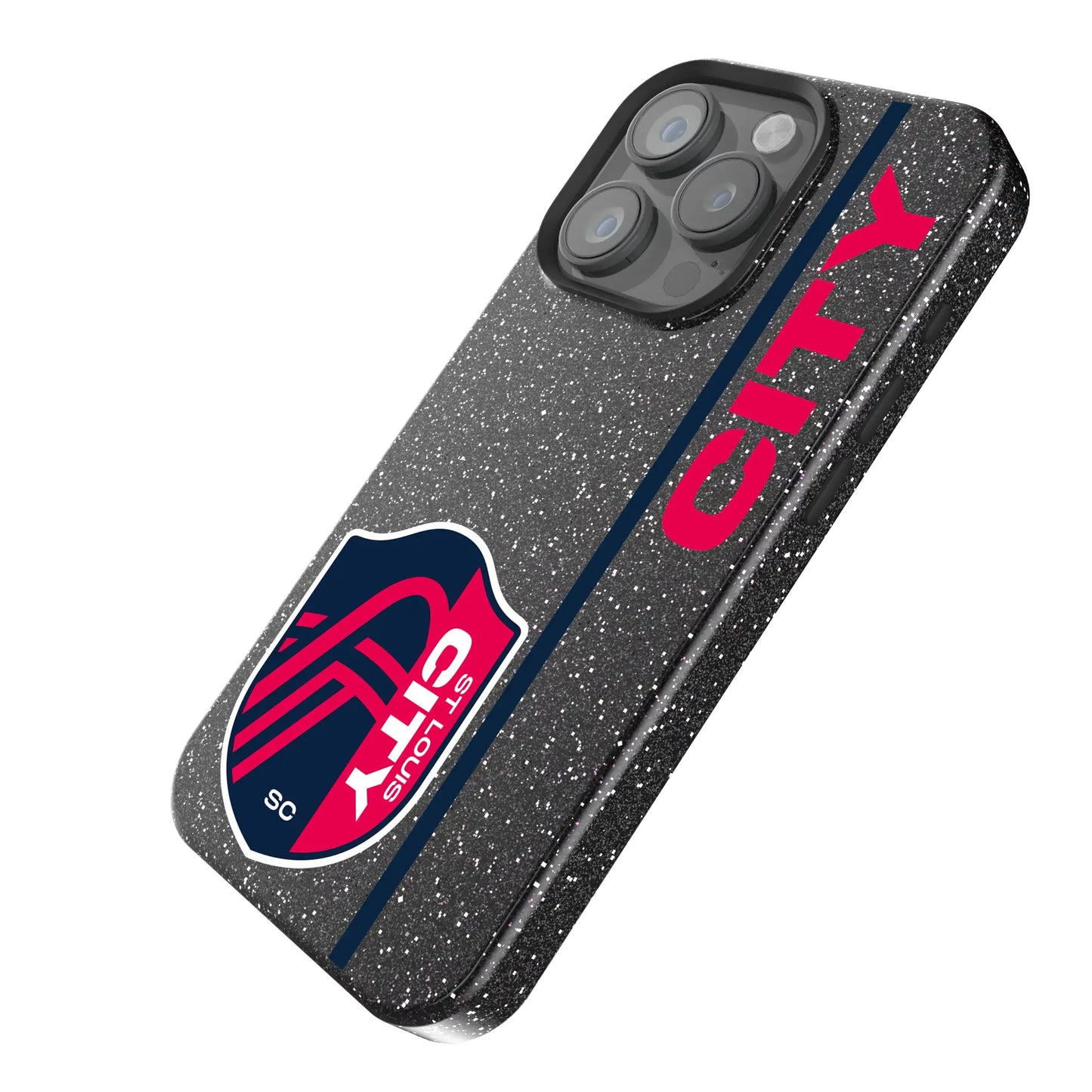 St. Louis CITY SC Sidebar Black Bling Phone Case for Apple iPhone
