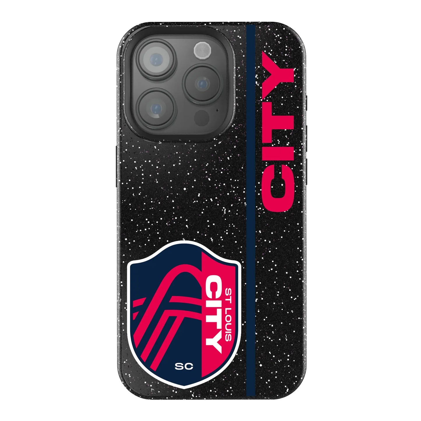 St. Louis CITY SC Sidebar Black Bling Phone Case for Apple iPhone