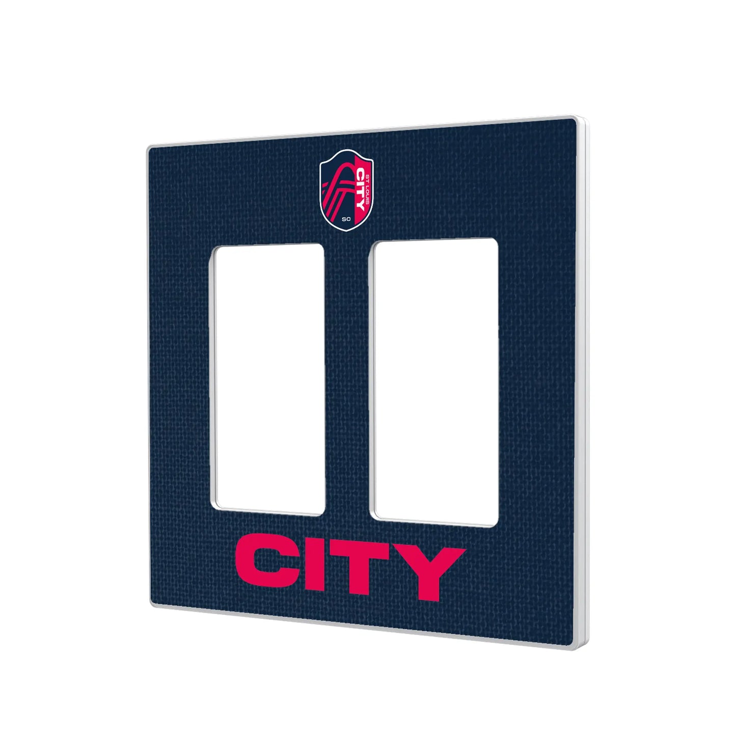 St. Louis CITY SC Solid Hidden-Screw Light Switch Plate