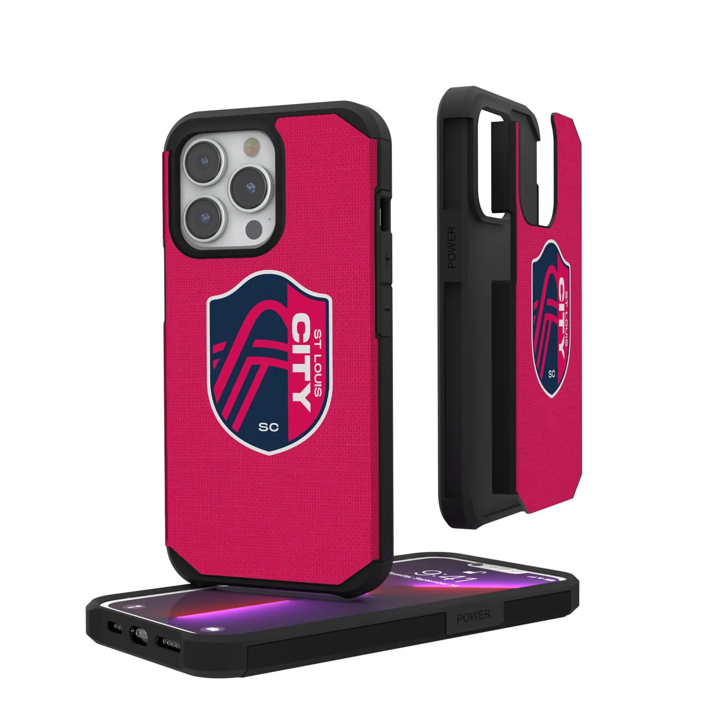 St. Louis CITY SC Solid Rugged Phone Case for Apple iPhone