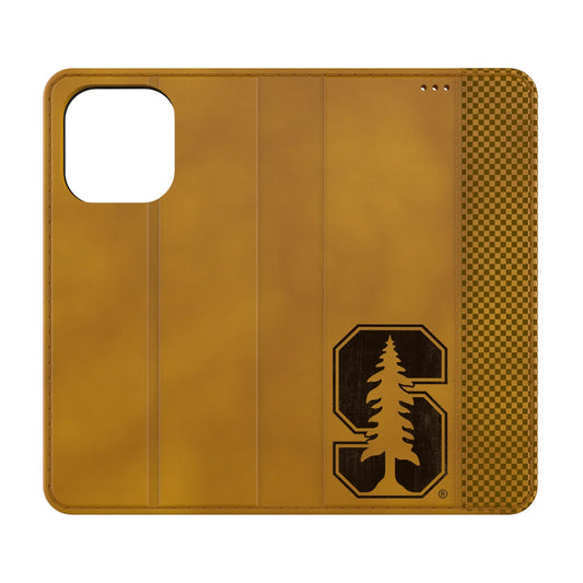 Stanford University Cardinal Burn Folio Phone Case for Apple iPhone