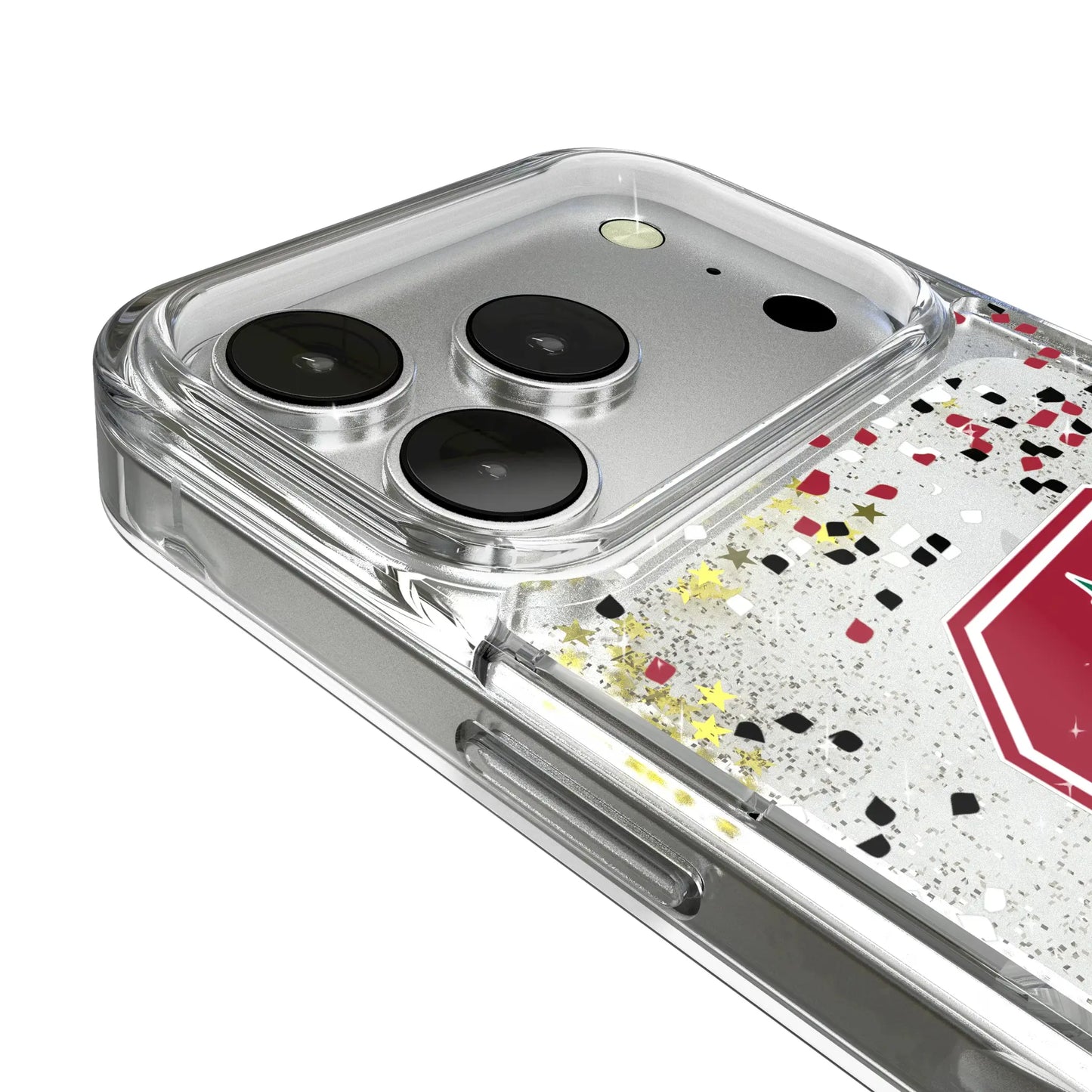 Stanford University Cardinal Confetti Glitter Phone Case for Apple iPhone