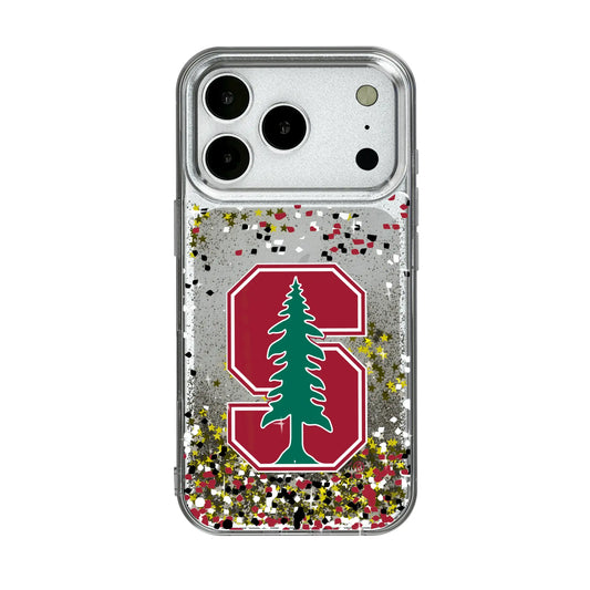 Stanford University Cardinal Confetti Glitter Phone Case for Apple iPhone