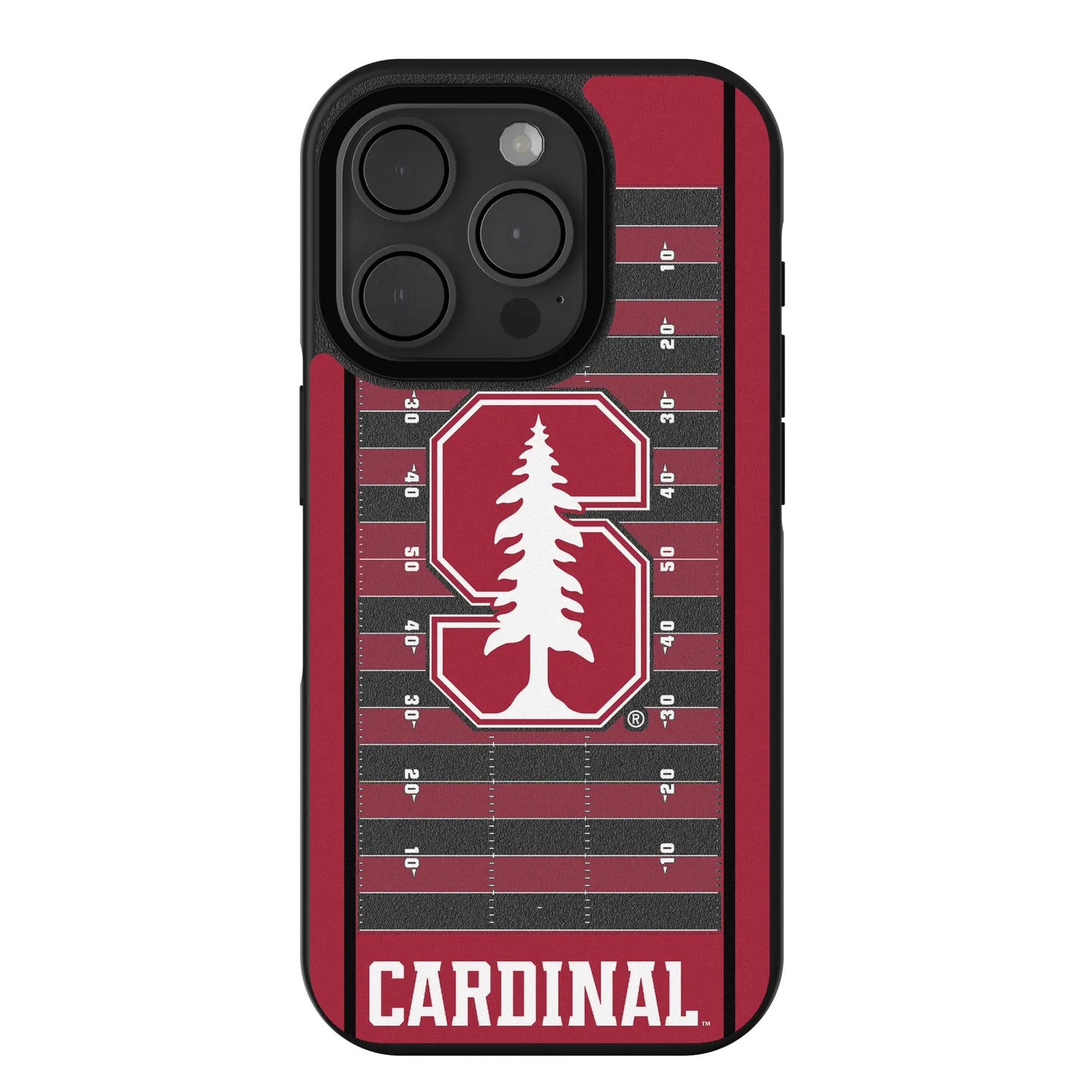 Stanford University Cardinal Field Bump Phone Case for Apple iPhone