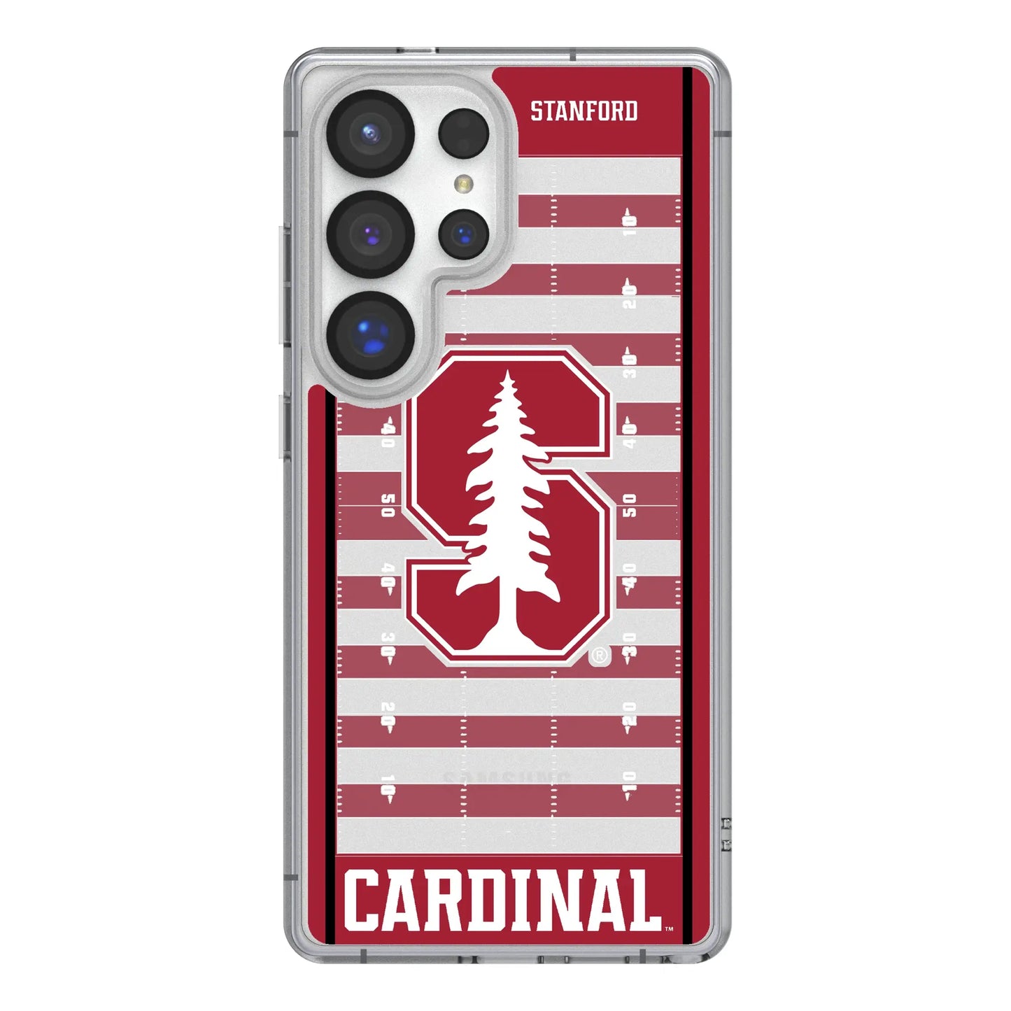 Stanford University Cardinal Field Clear Phone Case for Samsung Galaxy