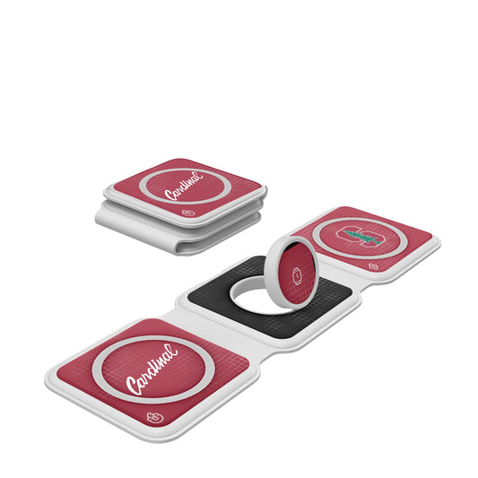 Stanford University Cardinal Hatch Foldable 3 in 1 Charger