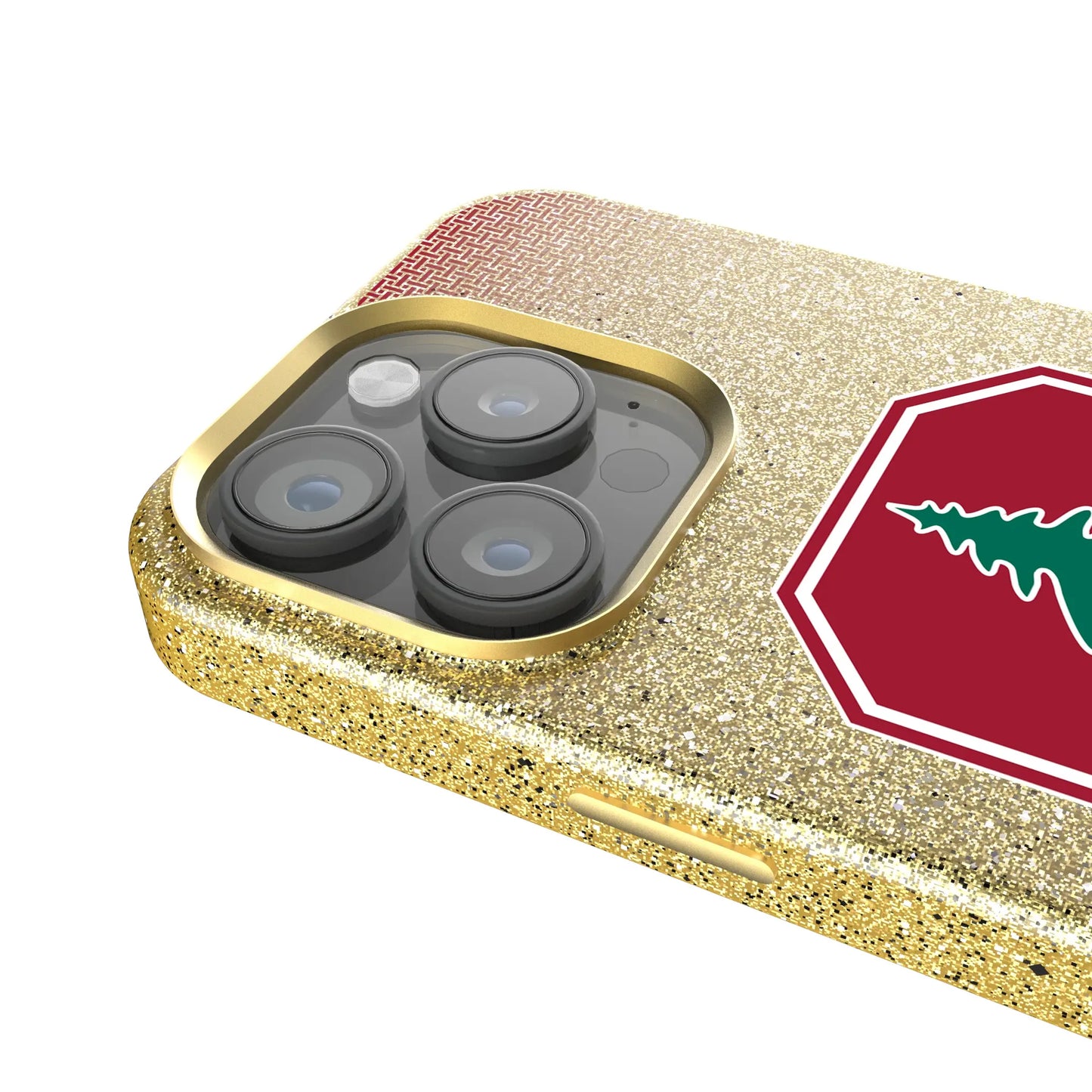 Stanford University Cardinal Linen Bling Phone Case for Apple iPhone