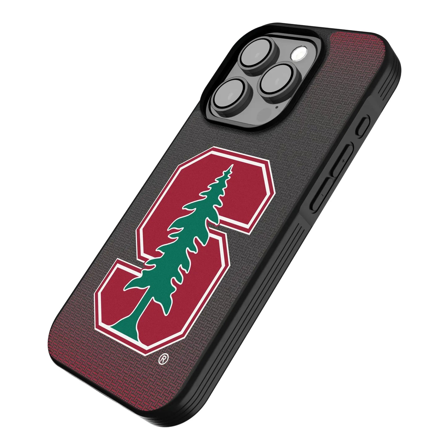 Stanford University Cardinal Linen Bump Phone Case for Apple iPhone