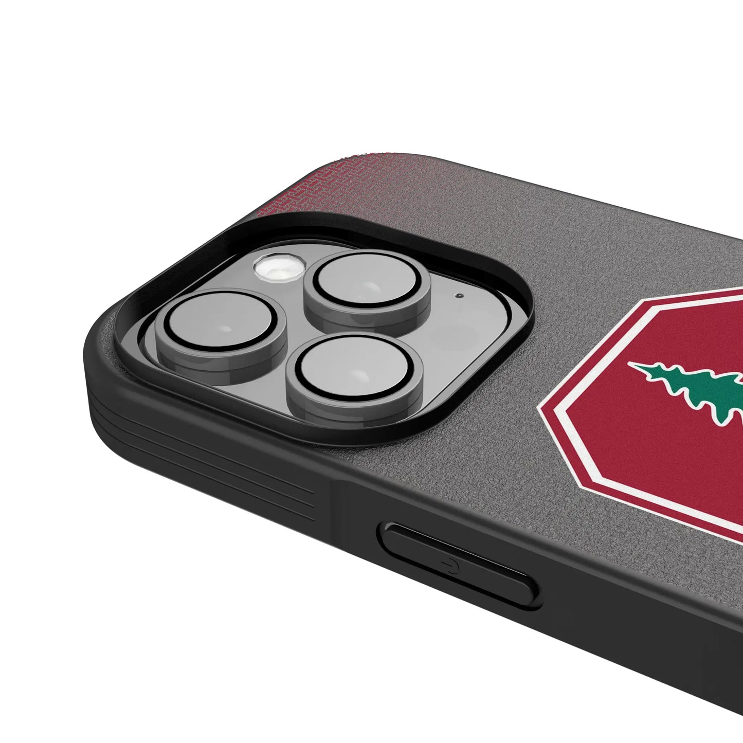 Stanford University Cardinal Linen Bump Phone Case for Apple iPhone