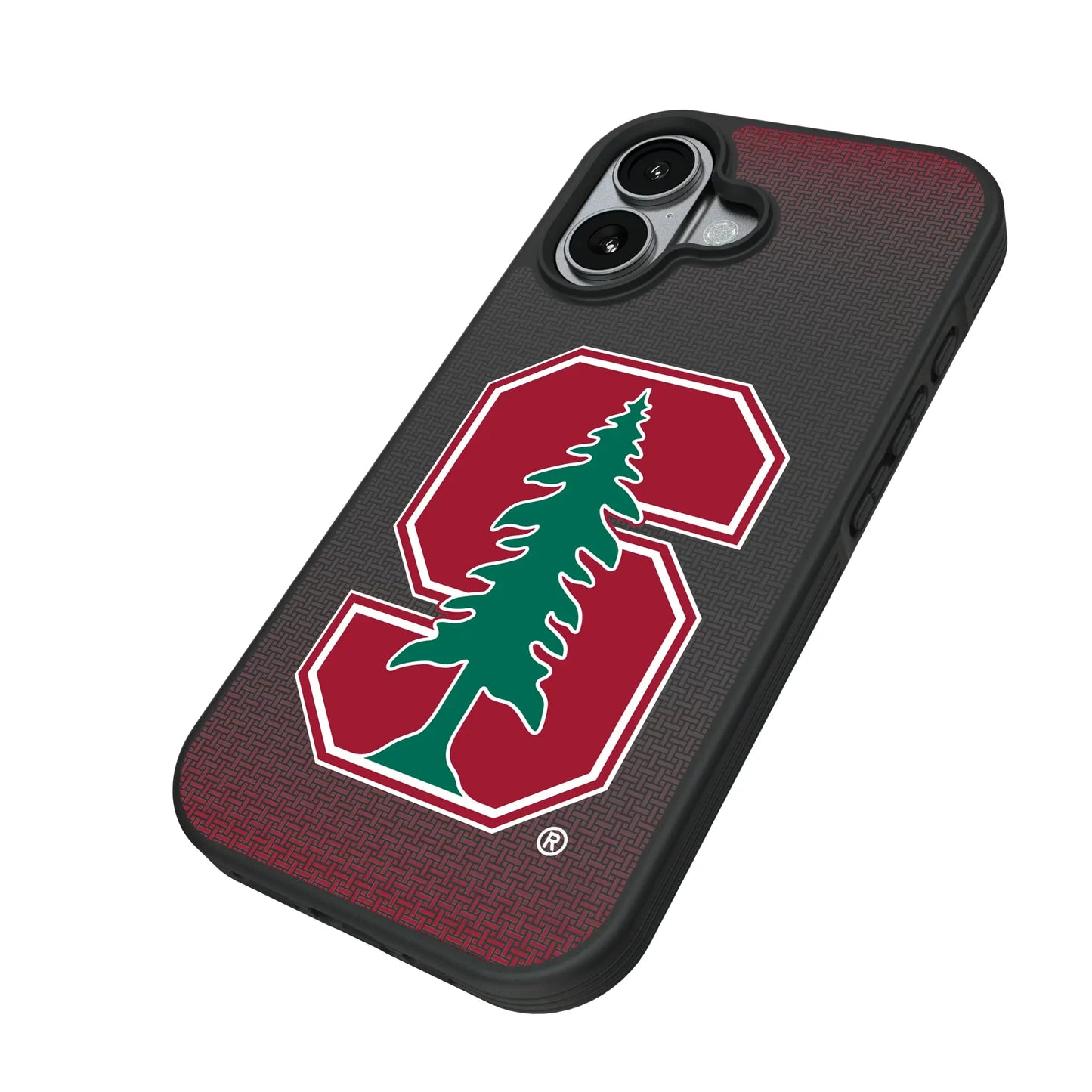Stanford University Cardinal Linen Bump Phone Case for Apple iPhone