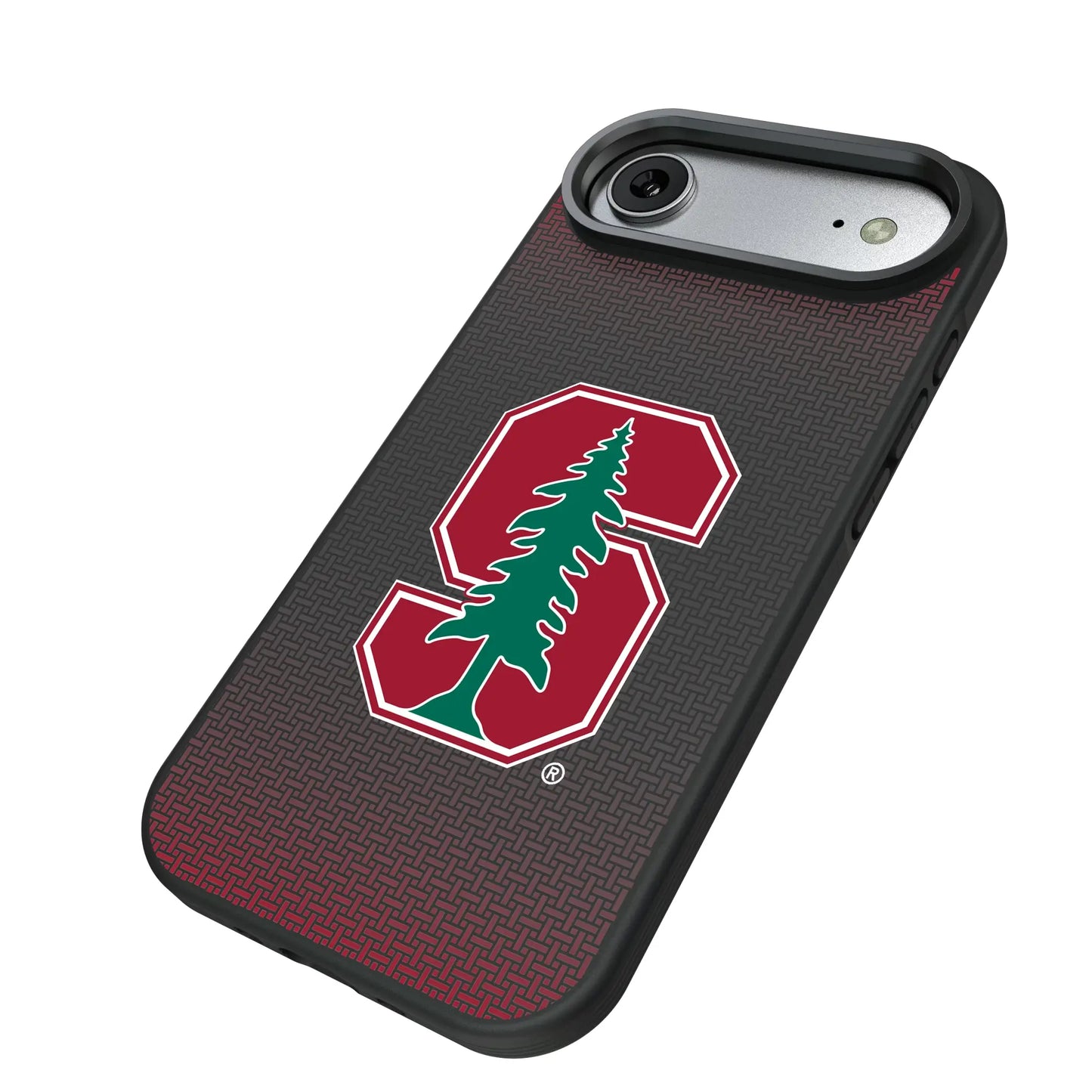 Stanford University Cardinal Linen Bump Phone Case for Apple iPhone