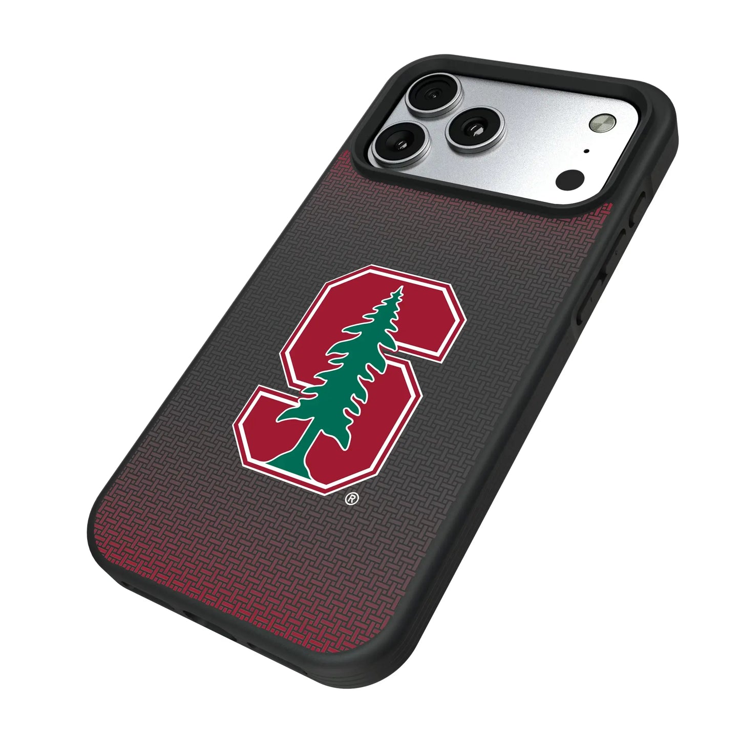 Stanford University Cardinal Linen Bump Phone Case for Apple iPhone