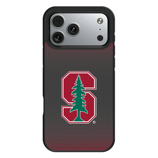 Stanford University Cardinal Linen Bump Phone Case for Apple iPhone
