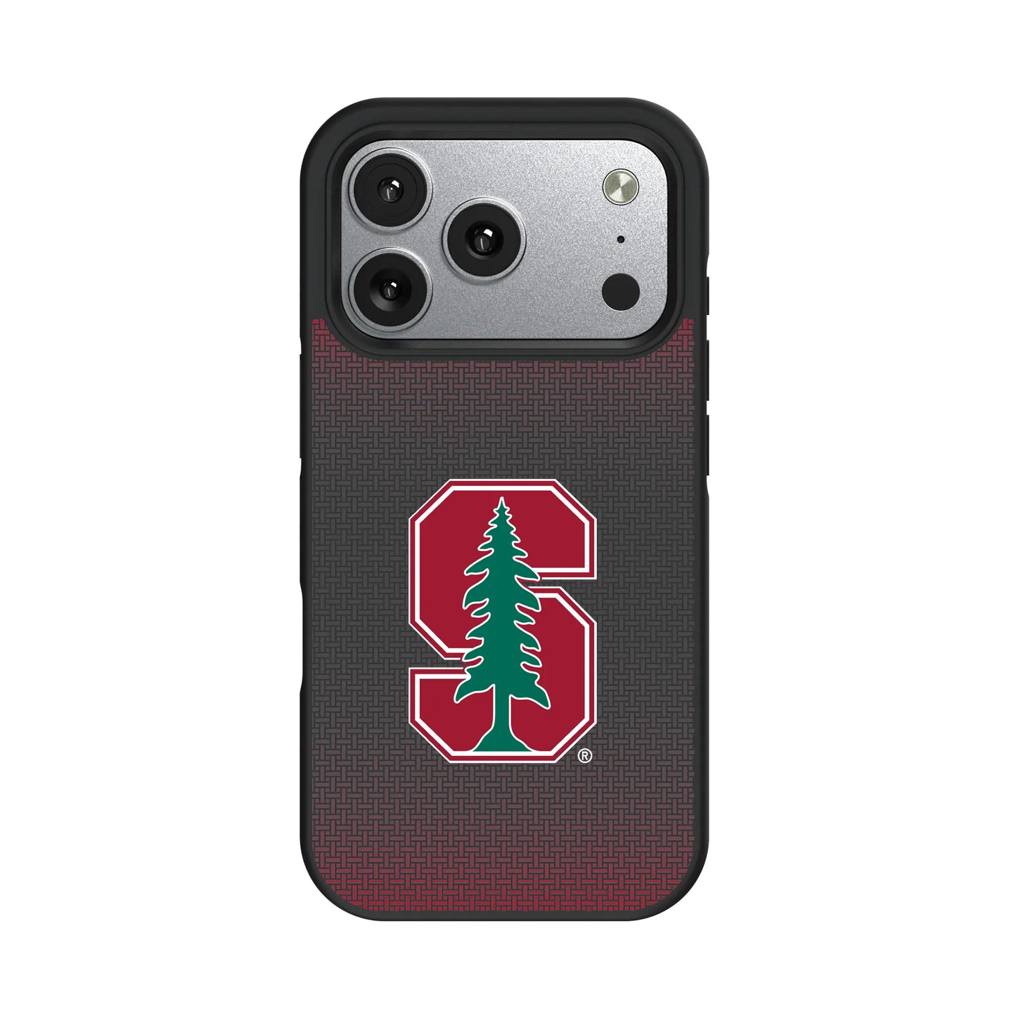 Stanford University Cardinal Linen Bump Phone Case for Apple iPhone