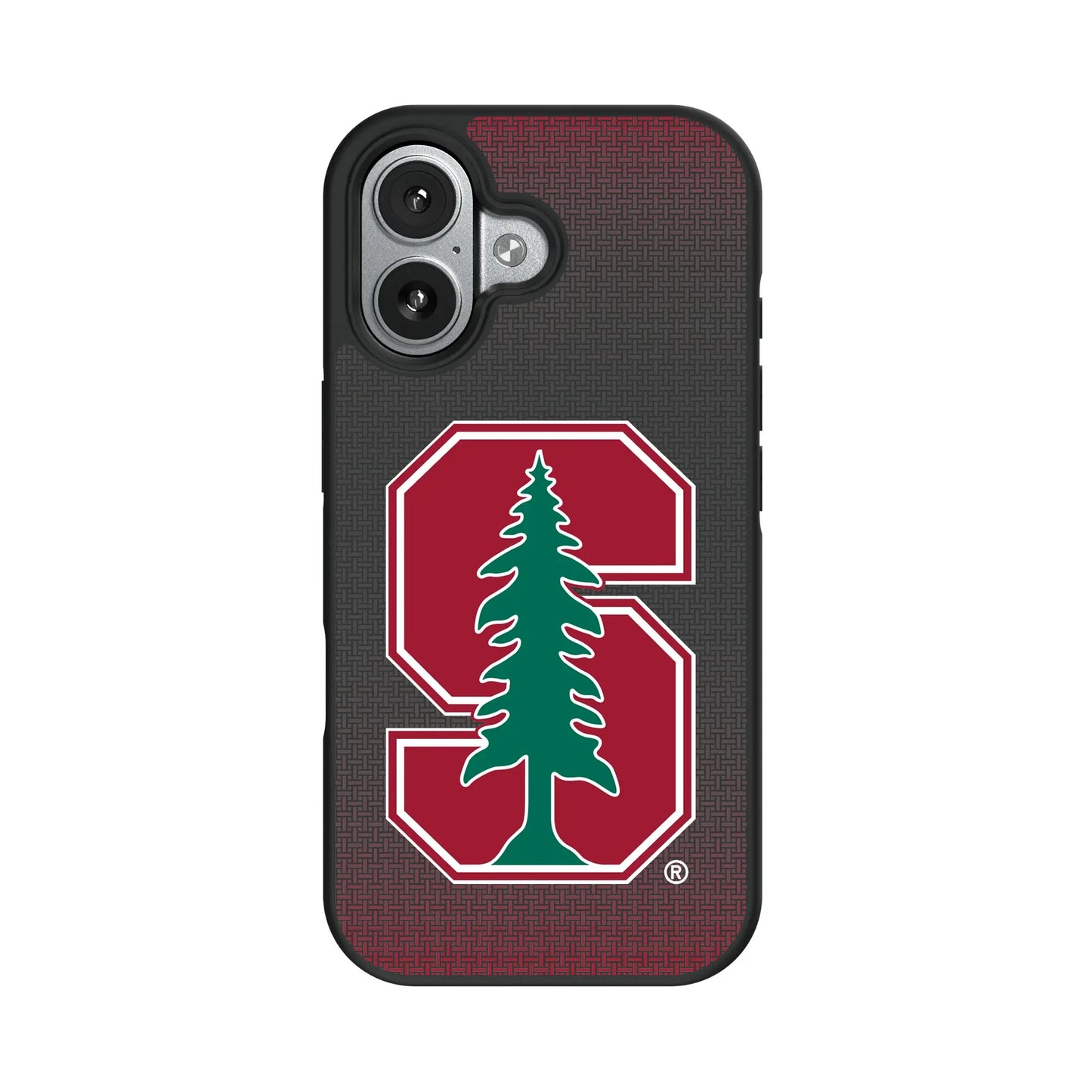 Stanford University Cardinal Linen Bump Phone Case for Apple iPhone