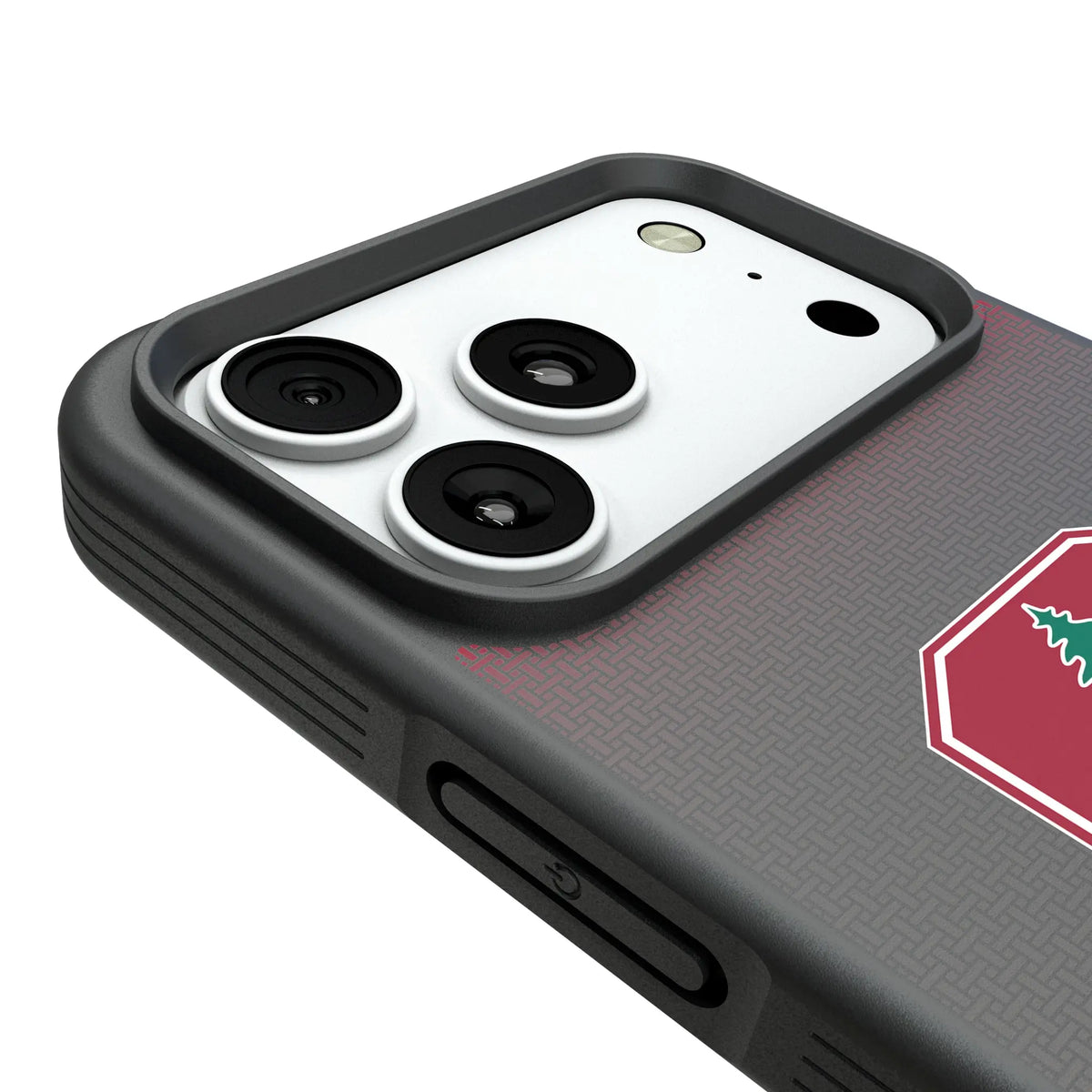 Stanford University Cardinal Linen Bump Phone Case for Apple iPhone