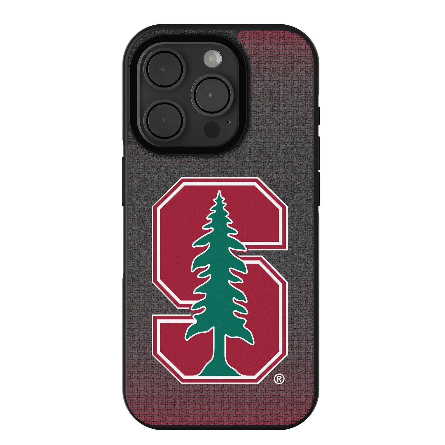 Stanford University Cardinal Linen Bump Phone Case for Apple iPhone