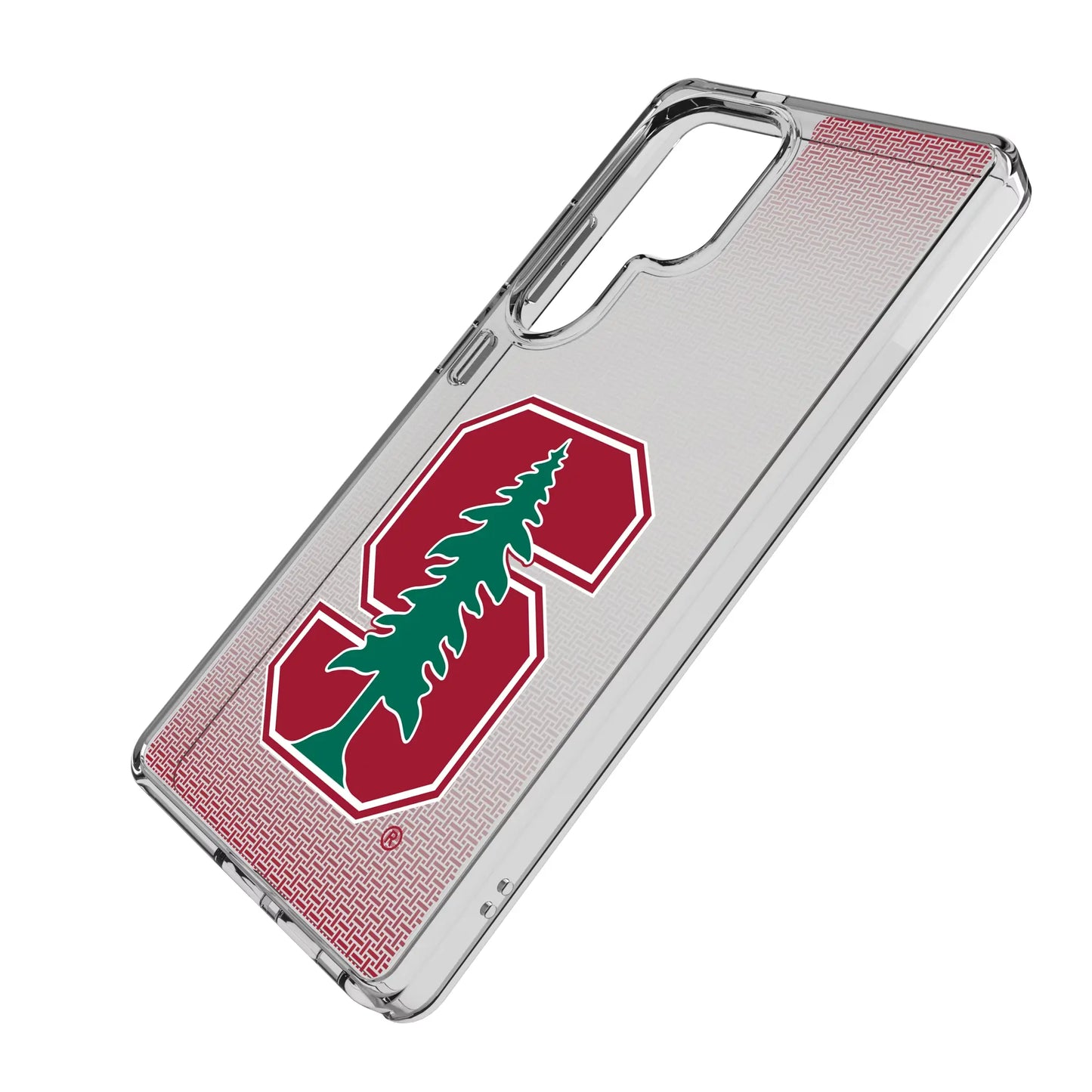 Stanford University Cardinal Linen Clear Phone Case for Samsung Galaxy