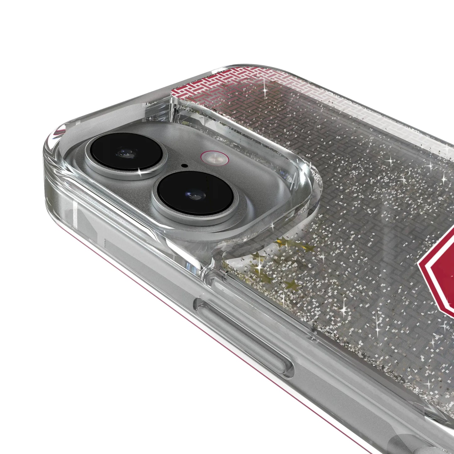 Stanford University Cardinal Linen Glitter Phone Case for Apple iPhone
