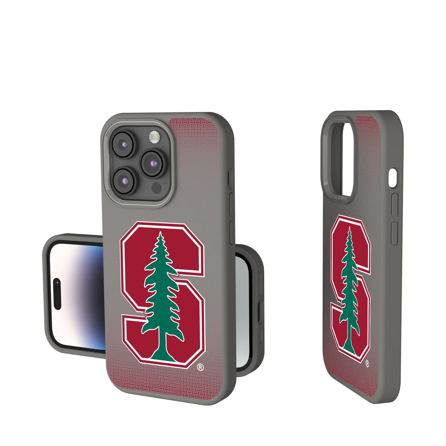 Stanford University Cardinal Linen Soft Touch Phone Case for Apple iPhone