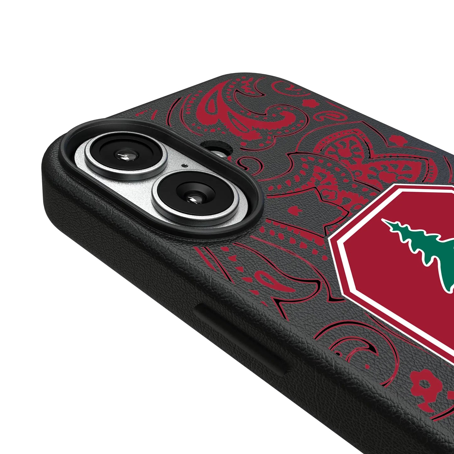 Stanford University Cardinal Paisley MagSafe Compatible Phone Case for Apple iPhone