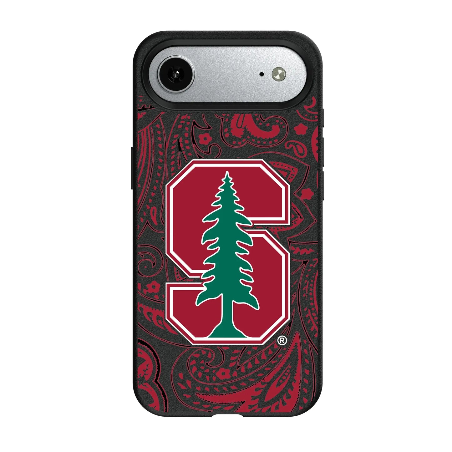 Stanford University Cardinal Paisley MagSafe Compatible Phone Case for Apple iPhone