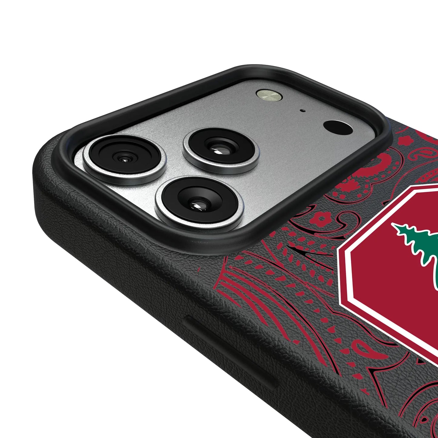 Stanford University Cardinal Paisley MagSafe Compatible Phone Case for Apple iPhone