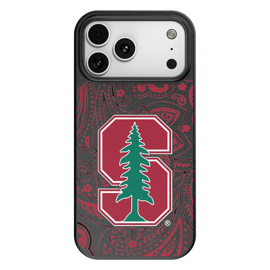Stanford University Cardinal Paisley MagSafe Compatible Phone Case for Apple iPhone