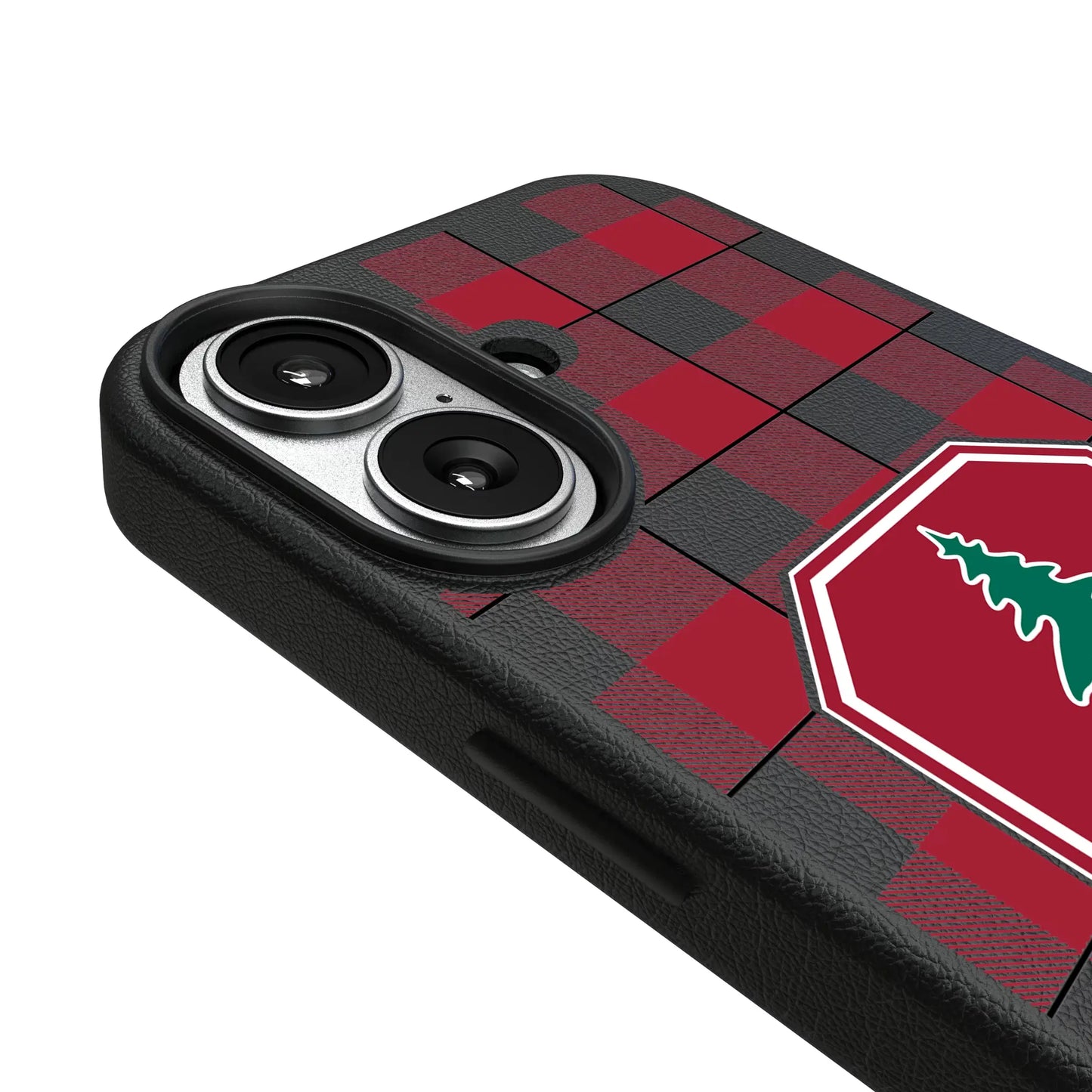 Stanford University Cardinal Plaid MagSafe Compatible Phone Case for Apple iPhone