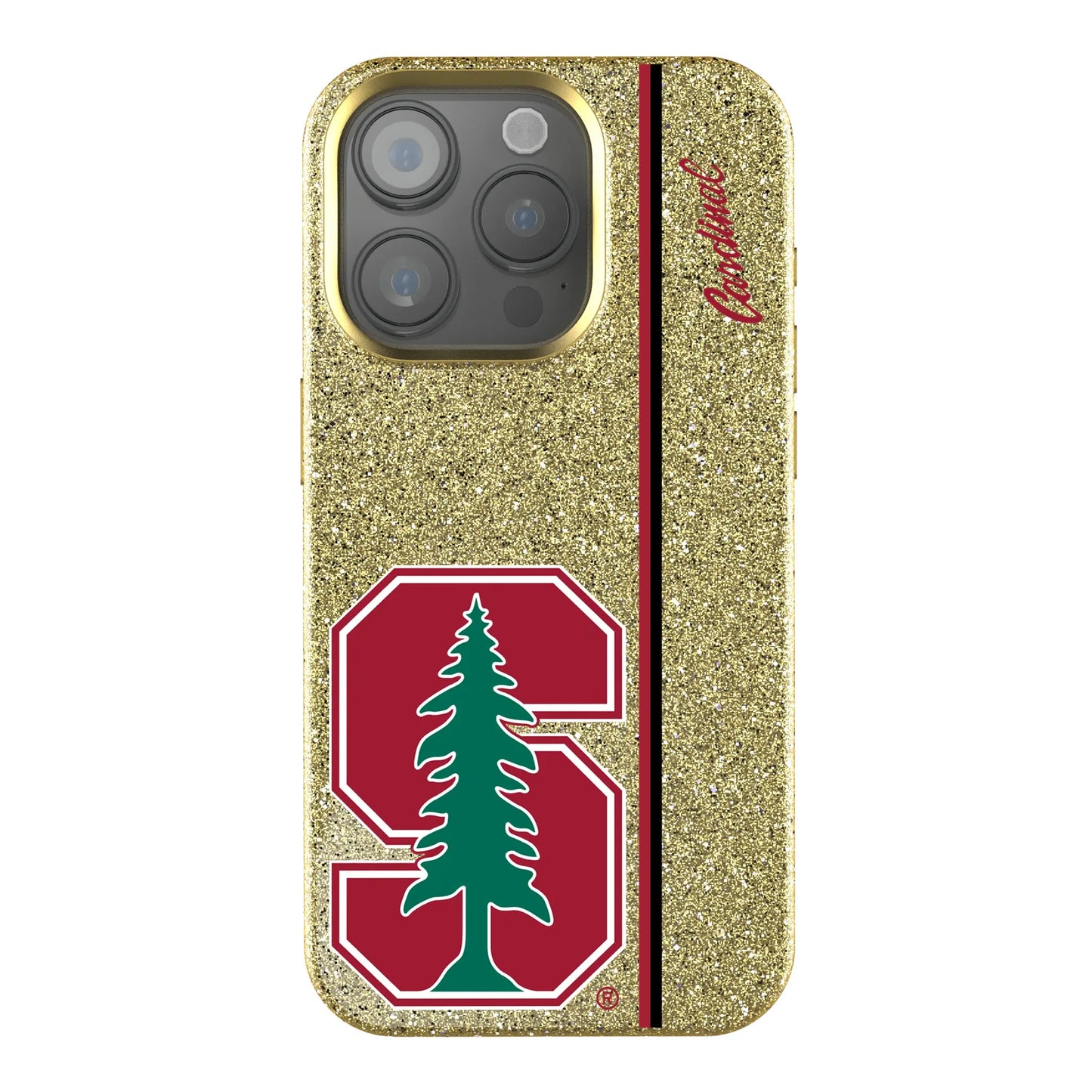 Stanford University Cardinal Sidebar Bling Phone Case for Apple iPhone