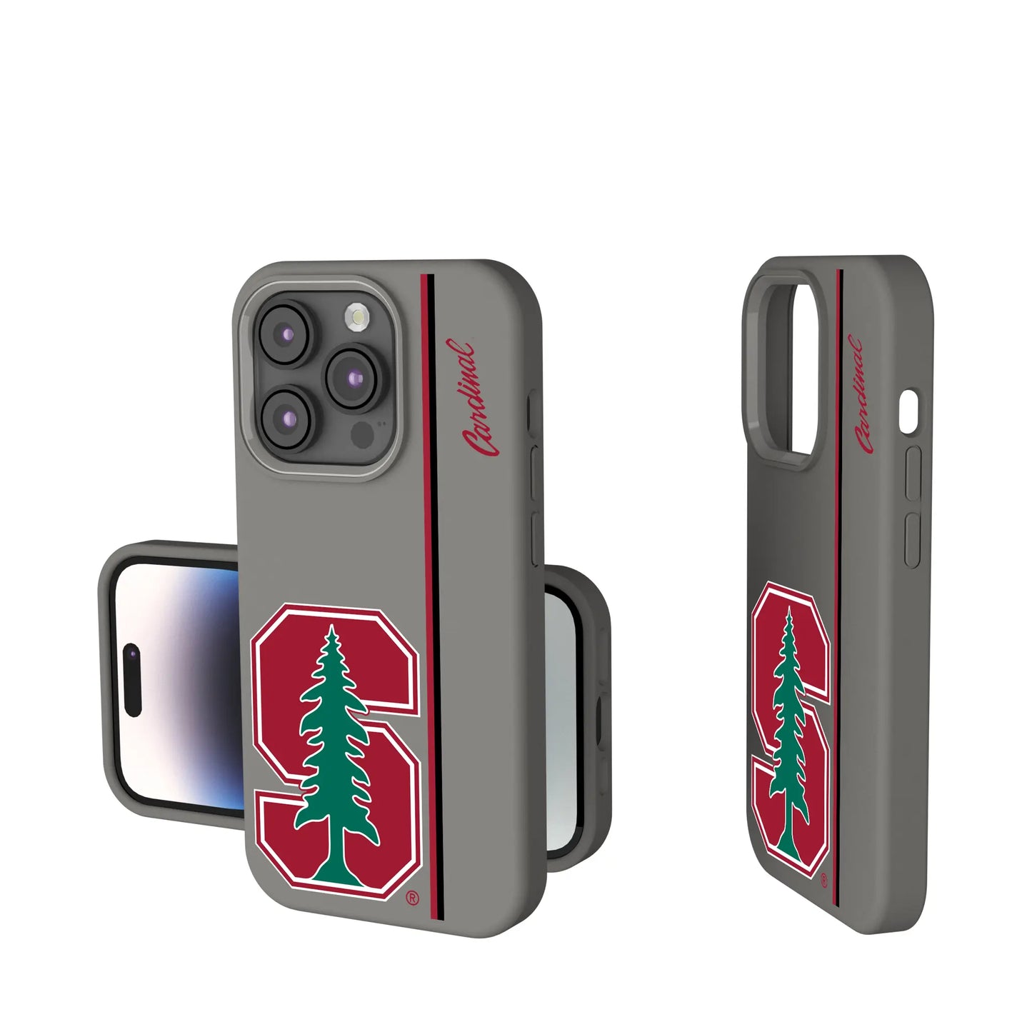 Stanford University Cardinal Sidebar Soft Touch Phone Case for Apple iPhone