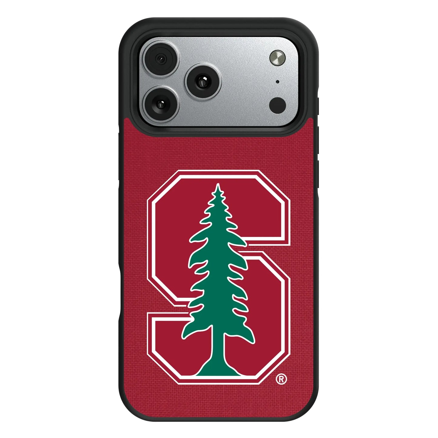 Stanford University Cardinal Solid Bump Phone Case for Apple iPhone