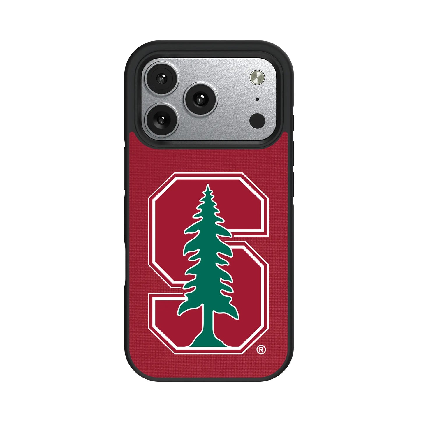 Stanford University Cardinal Solid Bump Phone Case for Apple iPhone