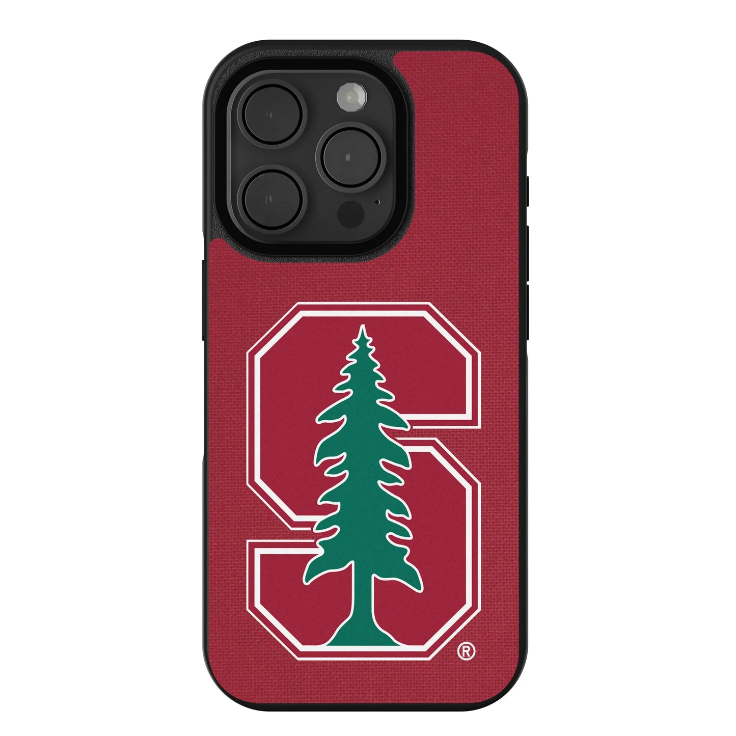 Stanford University Cardinal Solid Bump Phone Case for Apple iPhone