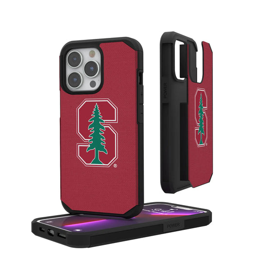 Stanford University Cardinal Solid Rugged Phone Case for Apple iPhone