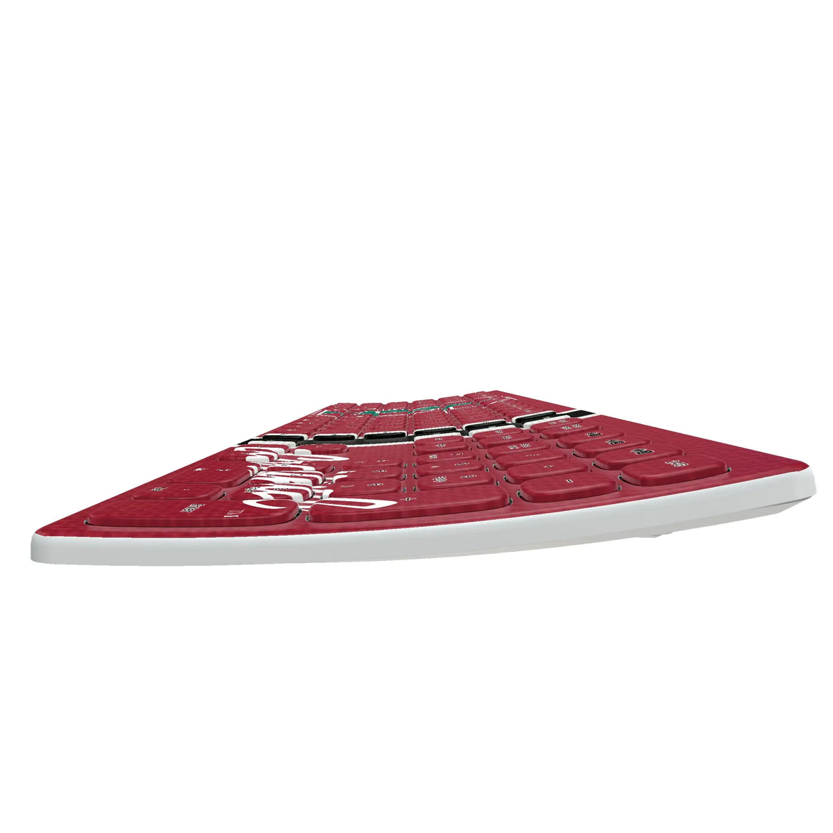Stanford University Cardinal Stripe Curved Wireless Keyboard