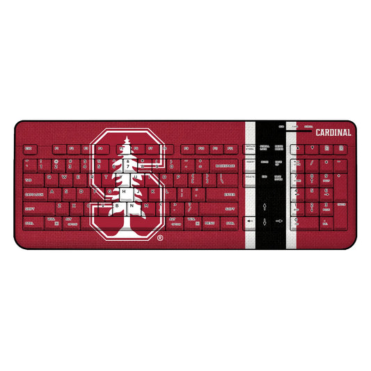 Stanford University Cardinal Stripe Wireless USB Keyboard
