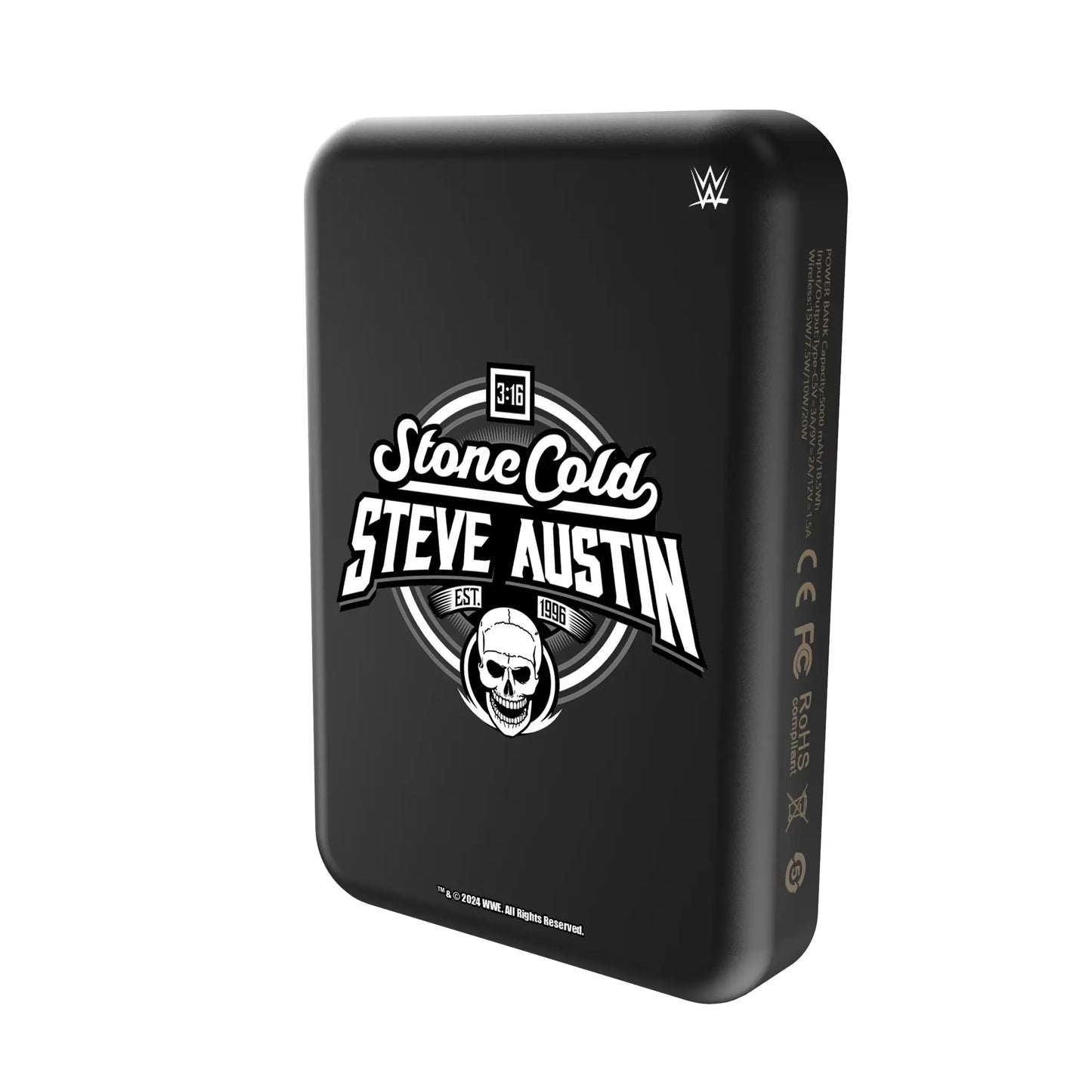 Stone Cold Steve Austin Clean Wireless Mag Power Bank