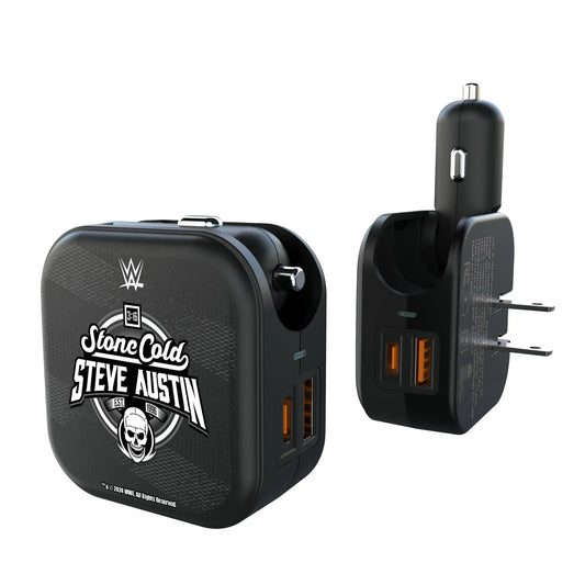 Stone Cold Steve Austin Steel 2 in 1 USB A/C Charger
