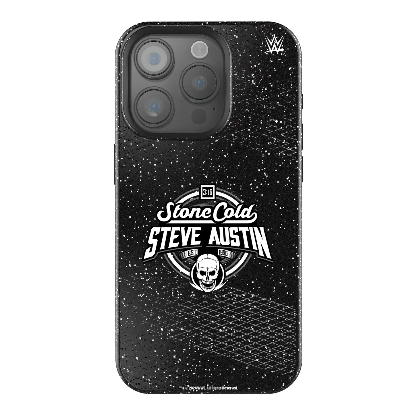 Stone Cold Steve Austin Steel Black Bling Phone Case for Apple iPhone