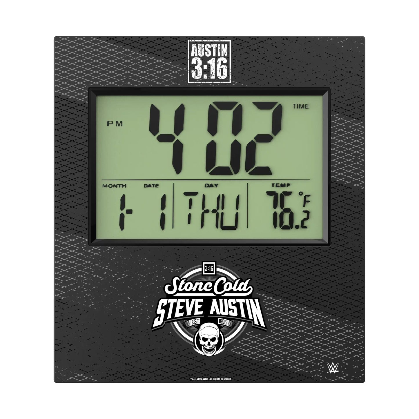 Stone Cold Steve Austin Steel Wall Clock