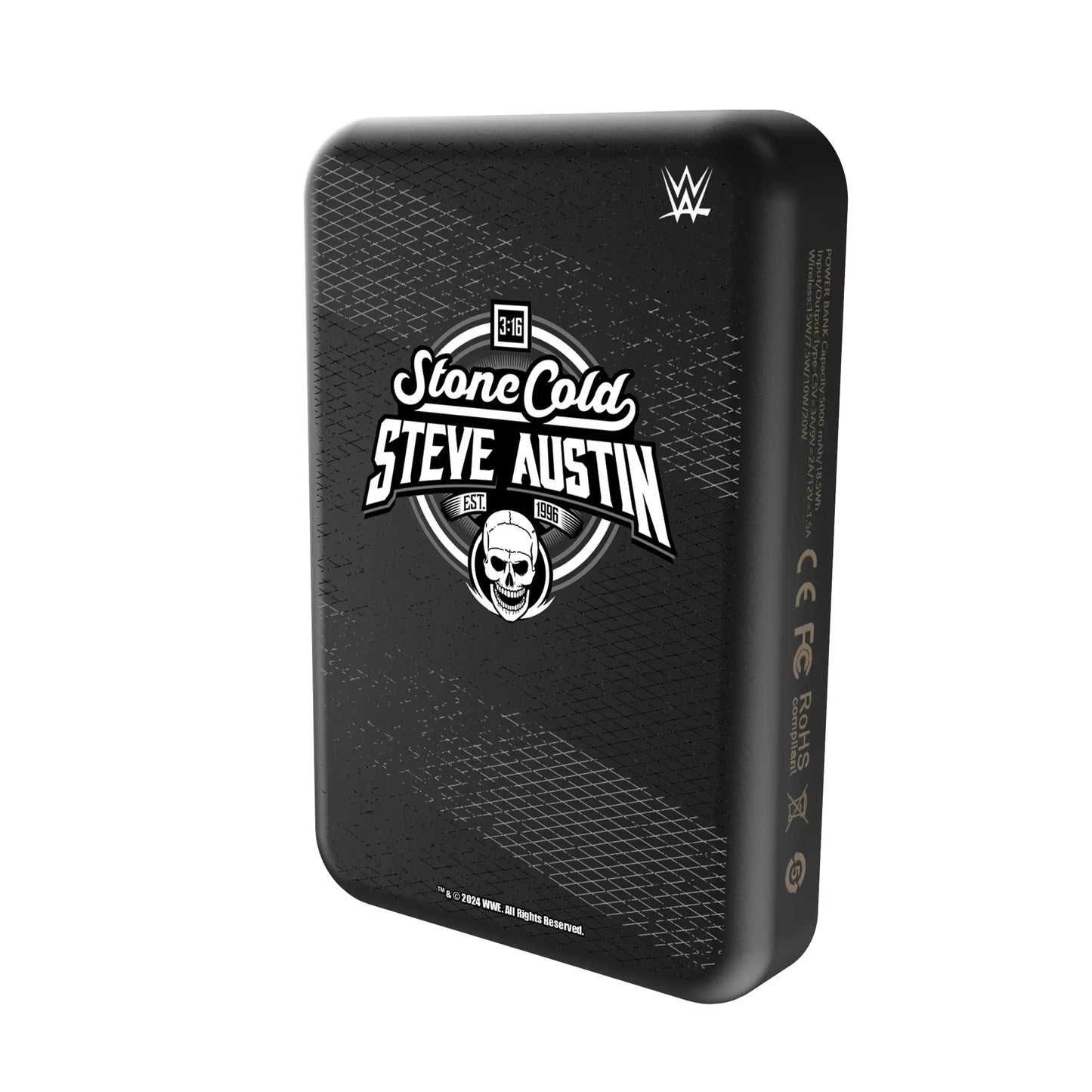 Stone Cold Steve Austin Steel Wireless Mag Power Bank