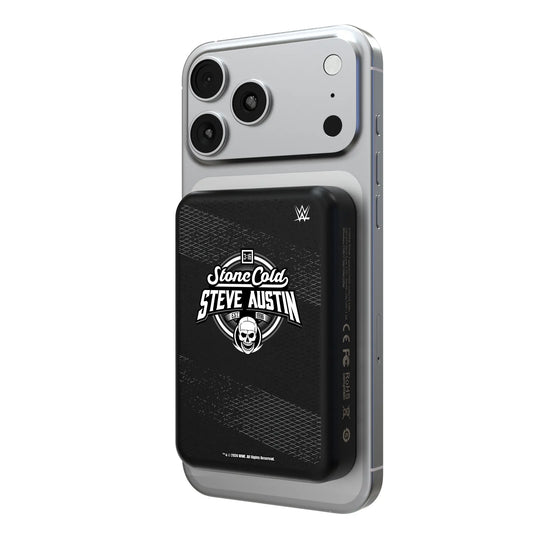Stone Cold Steve Austin Steel Wireless Mag Power Bank