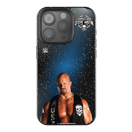 Stone Cold Steve Austin Superstar Black Bling Phone Case for Apple iPhone