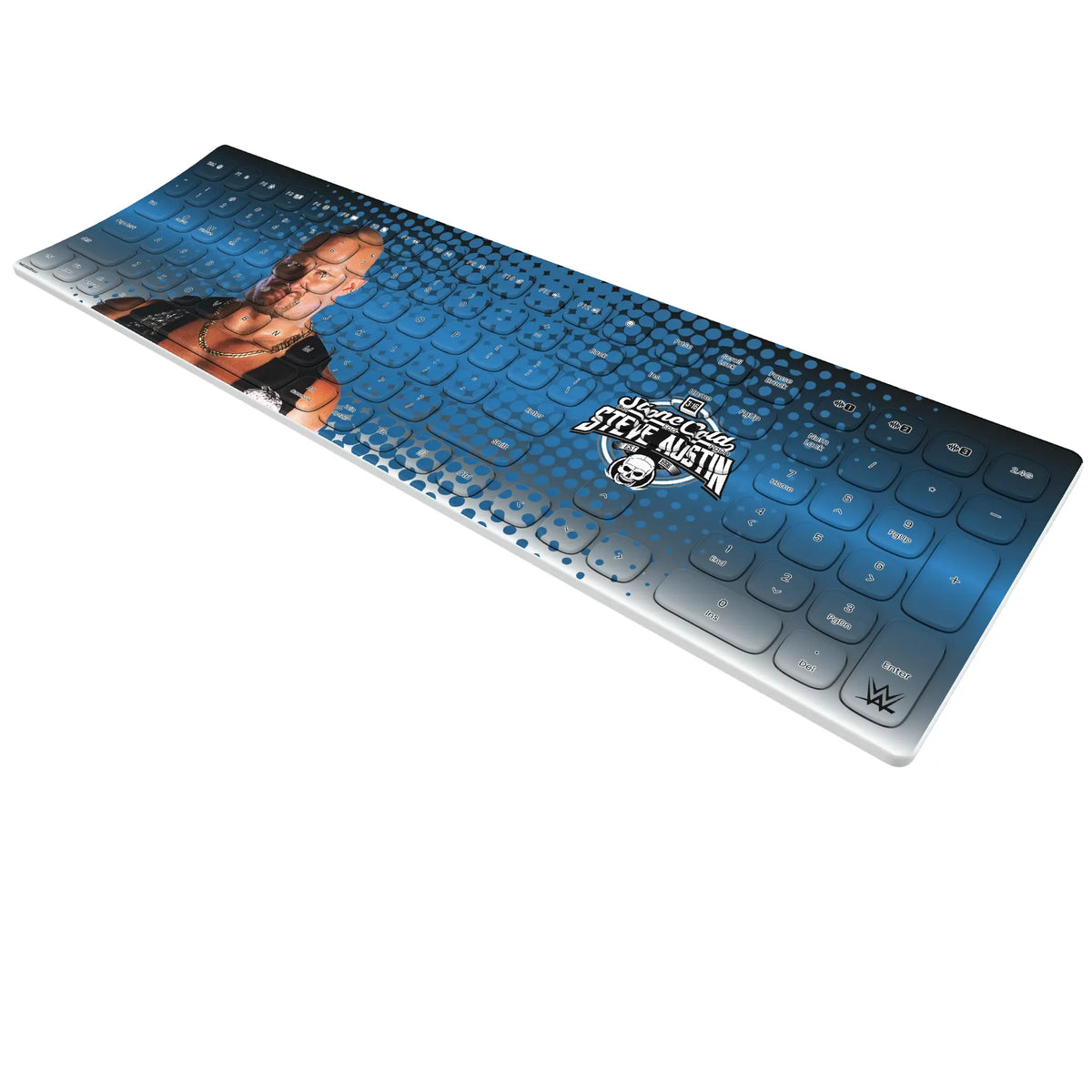 Stone Cold Steve Austin Superstar Curved Wireless Keyboard