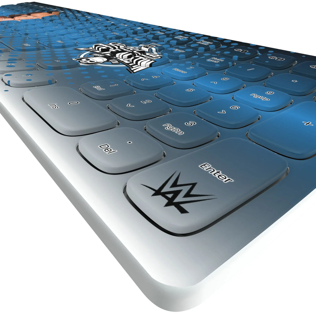 Stone Cold Steve Austin Superstar Curved Wireless Keyboard