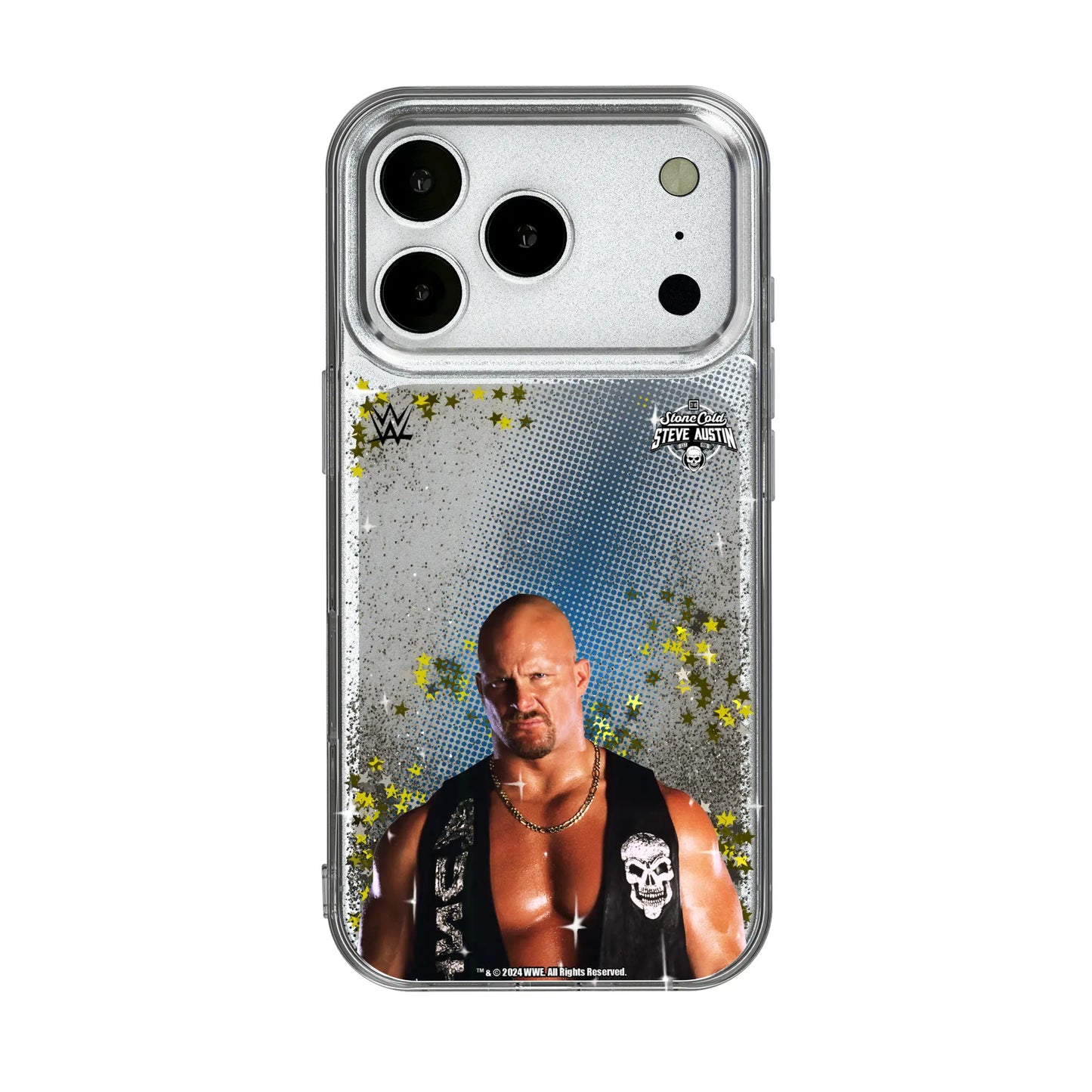 Stone Cold Steve Austin Superstar Glitter Phone Case for Apple iPhone