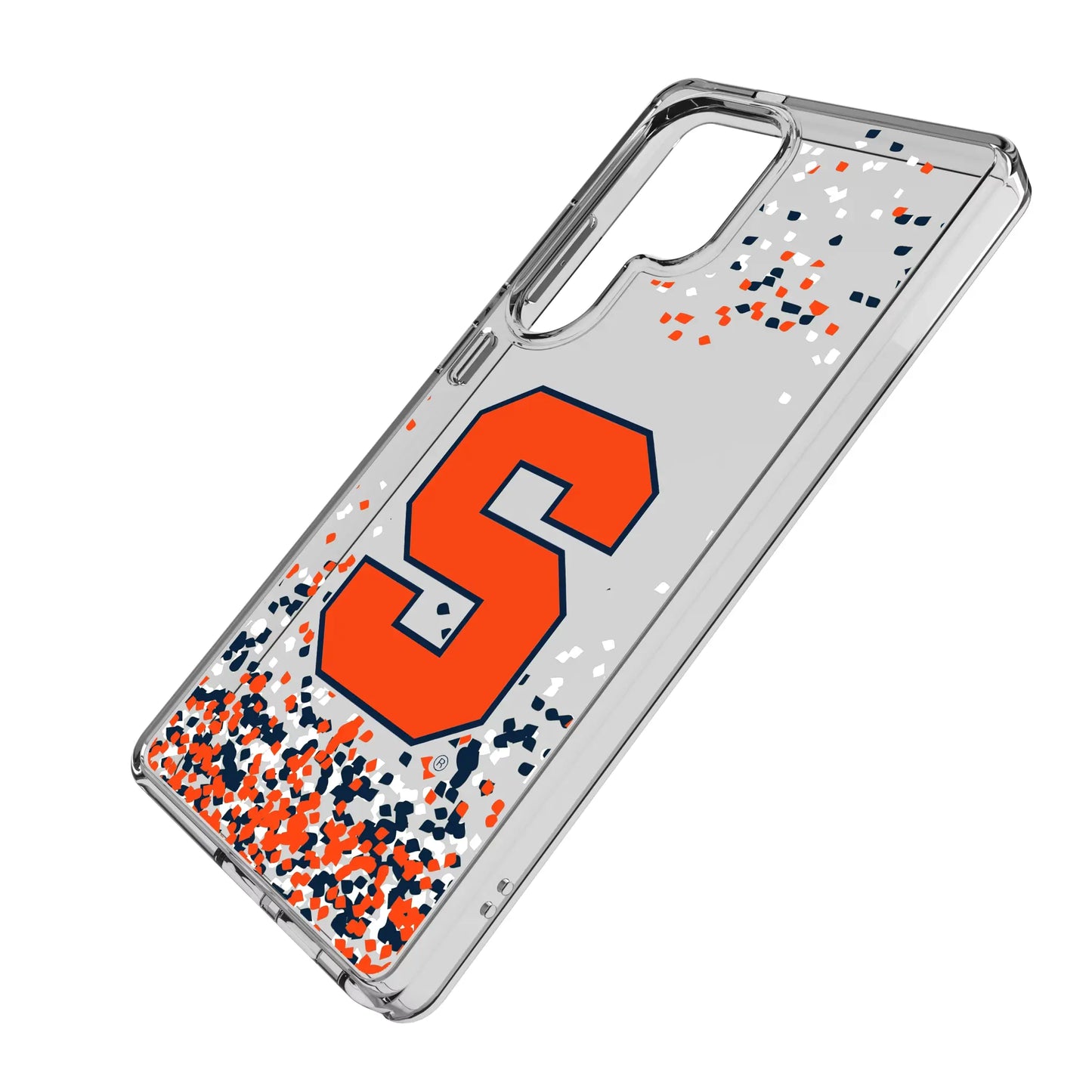 Syracuse University Orange Confetti Clear Phone Case for Samsung Galaxy