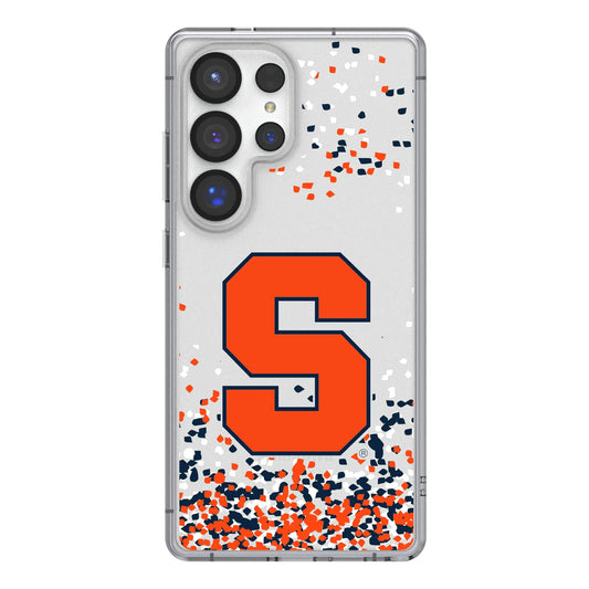 Syracuse University Orange Confetti Clear Phone Case for Samsung Galaxy